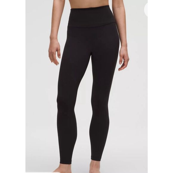 lululemon athletica Pants - Lululemon align 25” high rise black leggings size 6